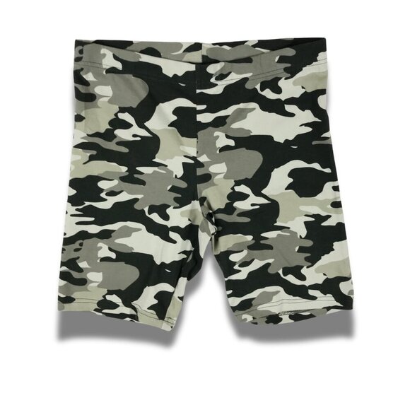 HUE Cotton Camo Athletic Bike Shorts NWT Medium - Picture 1 of 10